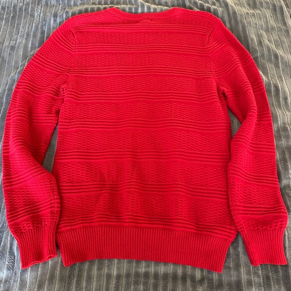 Cat and Jack red boys sweater - Picture 3 of 4